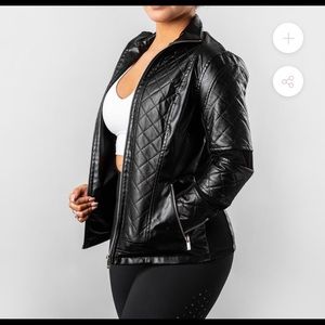 Buff bunny moto jacket size large new wot